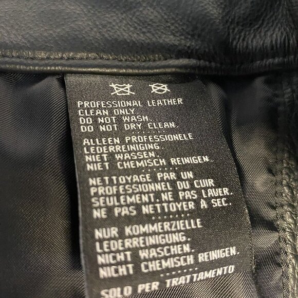 Harley-Davidson Women's Deluxe Leather Motorcycle Chaps Black Large NWOT​ - Picture 8 of 8